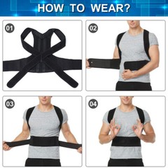 Corrector De Postura Invisible Dolor Cuello Hombros Espalda Para Mujer Hombre US