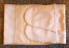 Womens Adjustable Stomach 3 way Abdominal Support Band Belly Binder LARGE Beige