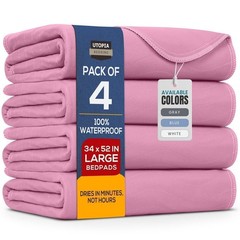 Utopia Bedding Washable Underpads, Waterproof Reusable Heavy Absorbency…