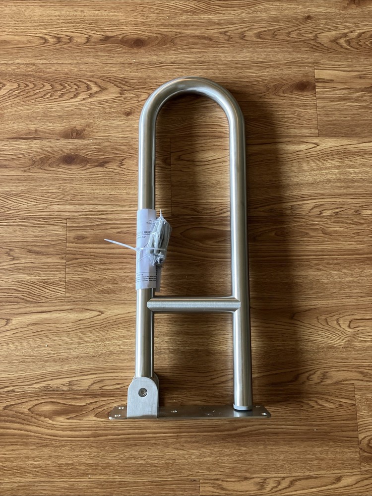 Glacier Bay 24 in. Swing-Up Grab Bar Corrosion Resistant Brushed Stainless Steel