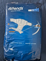 Attends Bariatric Briefs XXX-Large 8 Count Pack New Sealed Fast Ship LaPalm