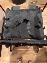 Drive Transport Wheelchair Foldable Red 22″x18″ Seat Flat Tires 450lb Capacity