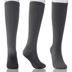 Plus Size Wide Calf Compression Socks for Swelling Pain Edema, Stretch to 24Inch