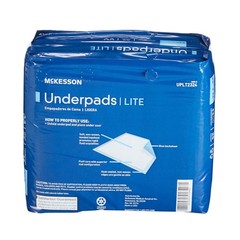 McKesson Classic Plus Underpads Disposable, 23X24″, UPLT2324, 200 Ct