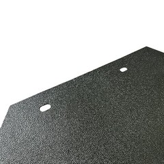 2PCS Universal Heavy Duty Polymer Mudflaps Black Angled Splash Guard 24×30 Inch