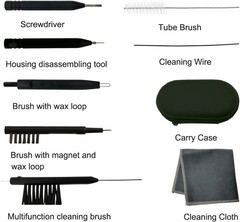 Hearing Aid Amplifier Cleaning Tools Earbuds/Headphones Cleaner Brush Kits 8 Pcs