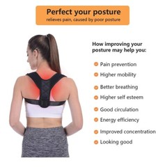 Posture Corrector-Back Brace for Men Women Upper Spine Support Pain Relief Comfy