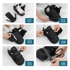 Forefoot Off-Loading Post Op Shoe Closed Toe Medical Walking Boot for Broken …