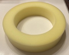 Foam Donut Pillow Face Down Position After Eye Surgery EUC Used Once FreeShip