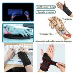 Left Right Hand Wrist Support Brace Splint Carpal Tunnel Sprain Arthritis Pain