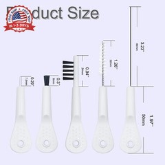 5pieces Hearing Aid Cleaning Brush Kit for Earbuds/Headphones, Multi-Functional