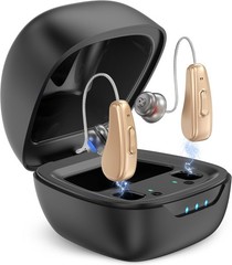 NVBOTY Hearing Aids Amplifier 5 Levels For Seniors Rechargeable Noise Cancelling