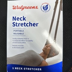 Walgreens Neck Stretcher Portable Reusable Adjustable Strap NEW w/ Carry Bag