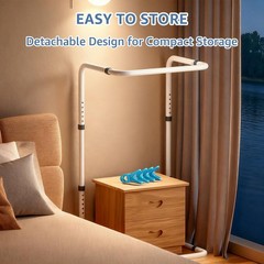 Blanket Lifter for Feet, C-Shaped Bed Cradle Frame for Foot of Bed, Adjustabl…