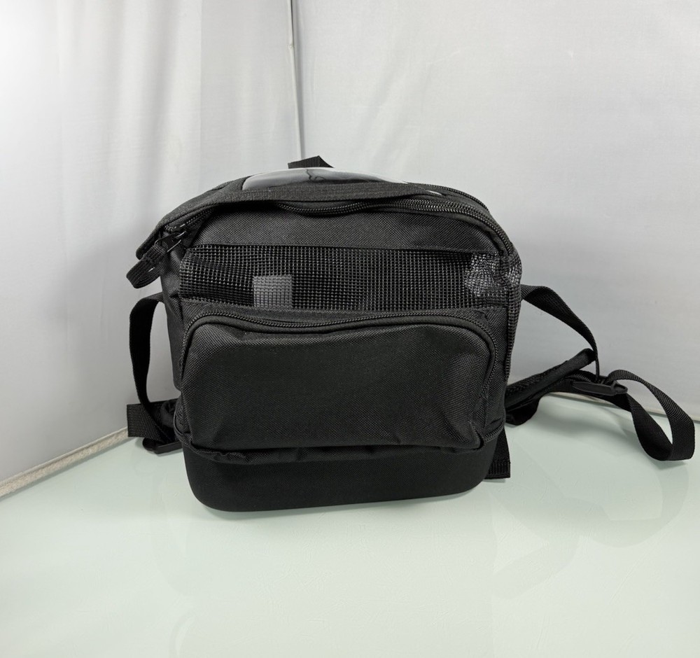 O2Totes Rhythm P2 Black Backpack Travel Bag with Padded Straps & Accessory Space