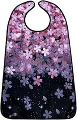 Adult Bibs for Women Washable Bib Reusable Waterproof Clothing Protector with…