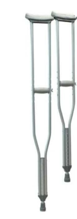 Lumex 3610LF-8 Universal Aluminum Adjustable Crutches Adult Latex Free