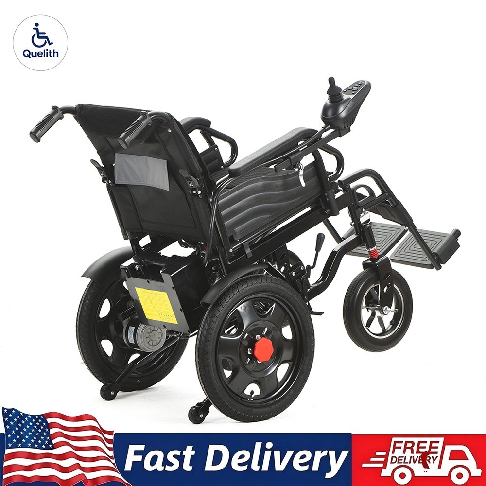 Electric Wheelchair Folding Heavy Duty Power Wheelchair 4 MPH 330lbs For Senior