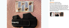 Dog Knee Brace for Torn ACL Pain Relief Support for Front or Hind Leg Large