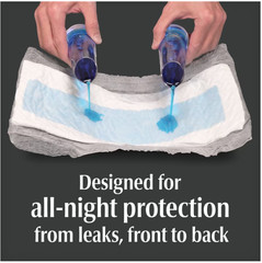 Depend Night Defense Incontinence Underwear for Men, Adult Diapers, L, 56 Count