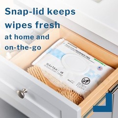 McKesson Washcloth Wipes Unscented 576 Count No-Rinse Adult Wipes