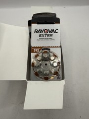 Rayovac Extra Advanced Hearing Aid Battery Size 312 (7 Packs)