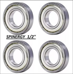 4 SPINERGY-QUICKIE REAR WHEELCHAIR BEARINGS FOUR QUALITY STAINLESS 1/2″.