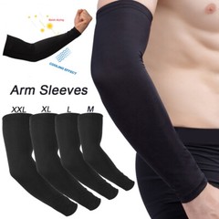 Basketball Sports Compression Arm Sleeves Elbow Brace Support UV Sun Protection