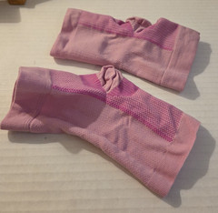 PhysFlex pink compression sock