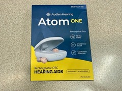 Audien Hearing Atom One OTC Hearing Aids Rechargeable Clear Sound New
