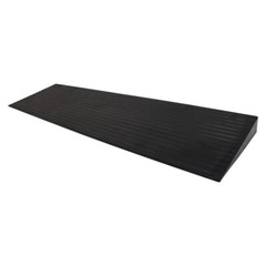 Anti-slip Solid Rubber Threshold Ramp Step Threshold Ramp Pad 9.8 x 35.4 x 1.8“