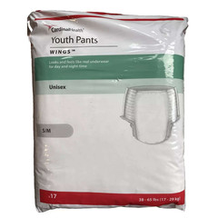 Cardinal Health Youth Pants, Unisex, Small/Med 38-65 lbs 17 Pair