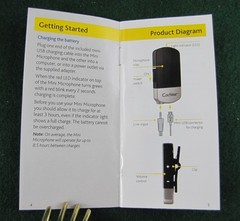 Cochlear Wireless Mini Microphone Model SM-1 Kit w/owner’s manual and all cables