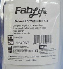 FabLife „Deluxe Formed Sock Aid“, Continuous Handle, New + Instruction Sheet