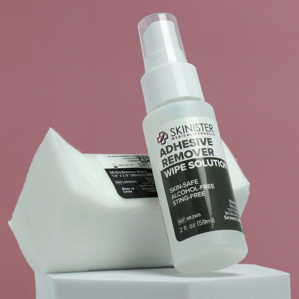 Hybrid Medical Adhesive Remover Wipes – Silicone Adhesive Remover for Skin