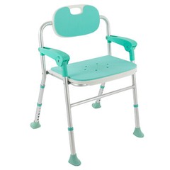 275lbs Foldable Shower Seat Folding Bath Chair Heavy Duty Shower Chair