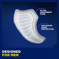 TENA Men Incontinence Guard Pads Heavy Duty Bladder Protection 144 Count Pack