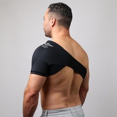Adjustable Shoulder Brace Reusable Ice and Heat Therapy Sleeve: Left Right Arm