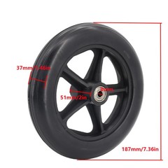 2PCS of 8 Inch Wheelchair Replacement Wheels Wheelchair Front Wheel Caster