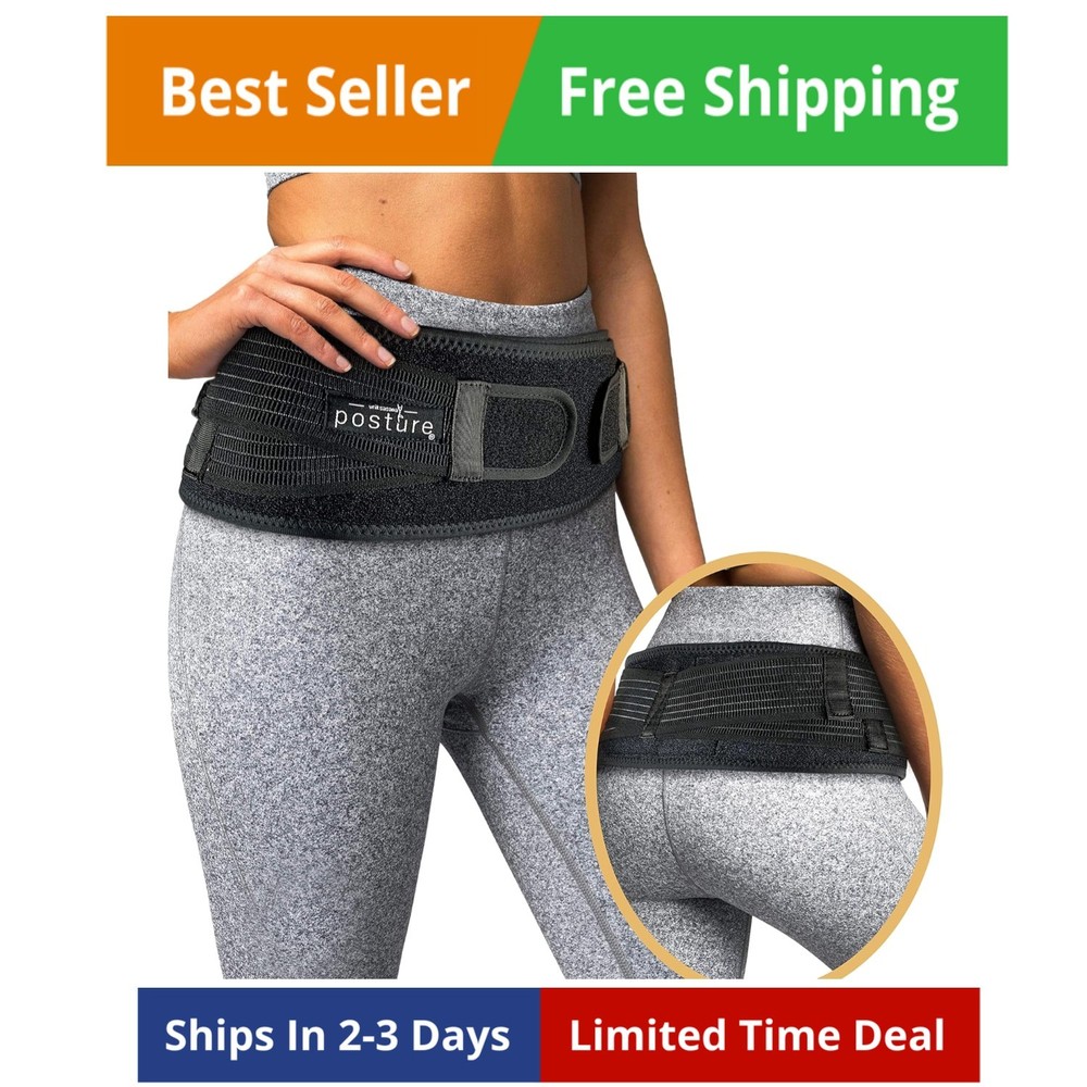 Sacroiliac Hip Belt for Women and Men That Alleviates Sciatic, Pelvic, Lower …