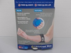 NEO G Tennis/Golf Elbow Clasp ONE SIZE Unisex Brace – Helps sprains & strains