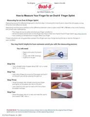 Oval-8 Finger Splint, Size 5, Pack of 1, Beige | Support and Protection for Arth