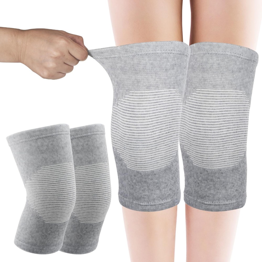 Bamboo Knee Compression Sleeve Elastic Brace XL Pain Relief Support