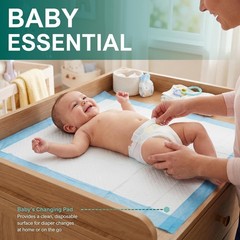 Medpride 100-Count Disposable Underpads 17“ x 24“ – Super Absorbent Protection