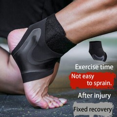 Ankle Brace Compression Support Sleeve Swelling Achilles Tendon Joint Pain Strap