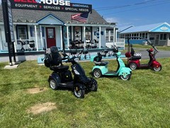 800W Travel Mobility Scooter Four wheels Electric 60V 20AH Motor 3 Speed 330lbs