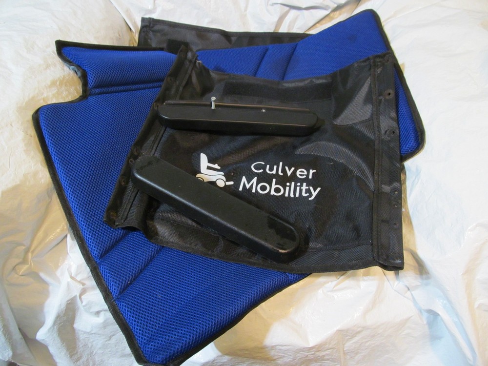 Seat Cover- Back Cover – Arm Rests from Culver Mobility Wheelchair