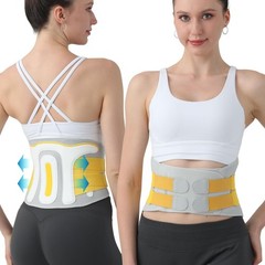 Lower Back Brace for Women and Men – Adjustable Lumbar Back Brace, Full Suppo…