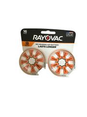 Rayovac Size 13 1.45V Hearing Aid Battery – 16pk