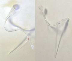 Phonak / Unitron Slim HE Tube: SCREW-ON type 1-L & 1-R *Left and Right* (2 Pack)